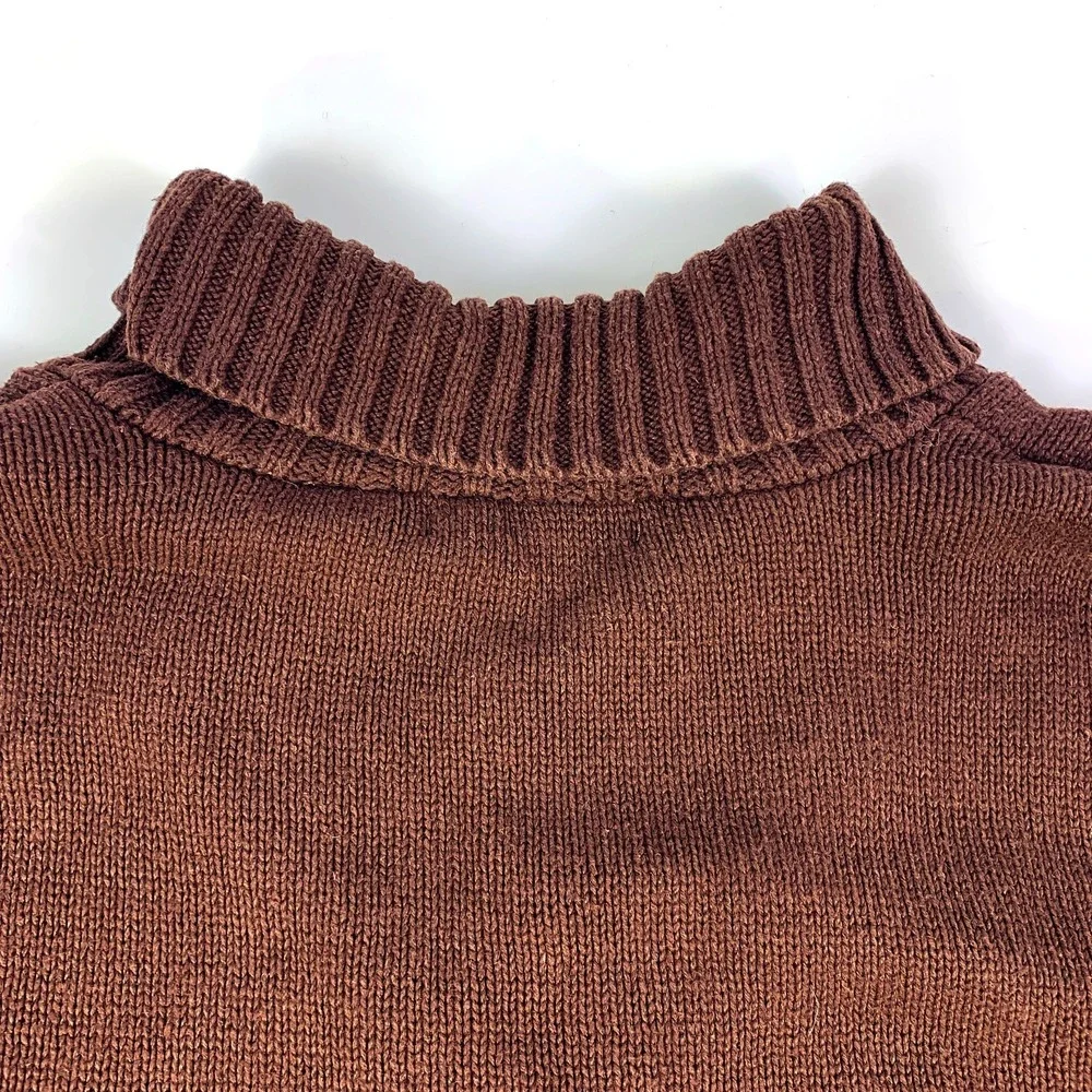 VTG Crystal Kobe Cardigan Sweater Womens Sz XXXL Brown Embroidered Leaves Beaded - Picture 14 of 14